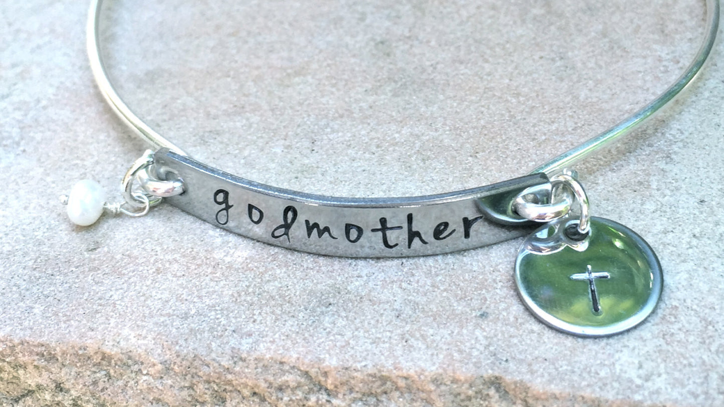 Gifts For Godmother, Godmother Bracelet, Godmother Gifts, Baptism Gifts, Personalized Godmother Jewlelry, natashaaloha - Natashaaloha, jewelry, bracelets, necklace, keychains, fishing lures, gifts for men, charms, personalized,