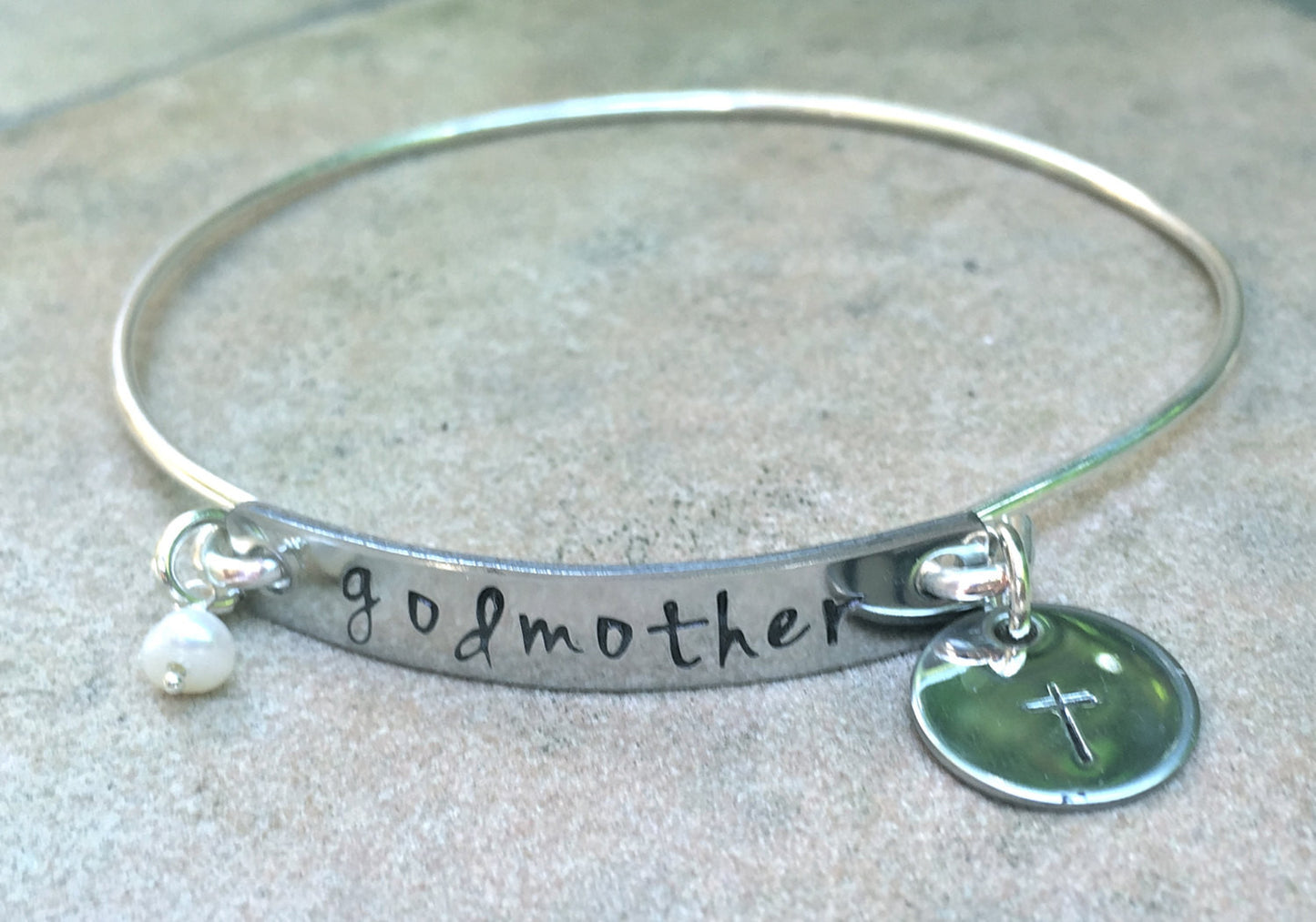 Gifts For Godmother, Godmother Bracelet, Godmother Gifts, Baptism Gifts, Personalized Godmother Jewlelry, natashaaloha - Natashaaloha, jewelry, bracelets, necklace, keychains, fishing lures, gifts for men, charms, personalized,
