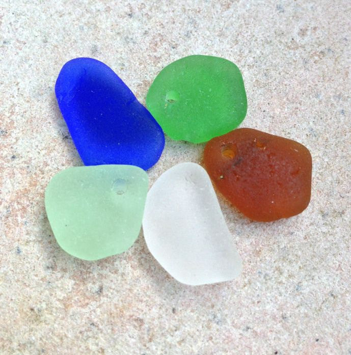 Sea Glass Beach Necklace - Natashaaloha, jewelry, bracelets, necklace, keychains, fishing lures, gifts for men, charms, personalized,
