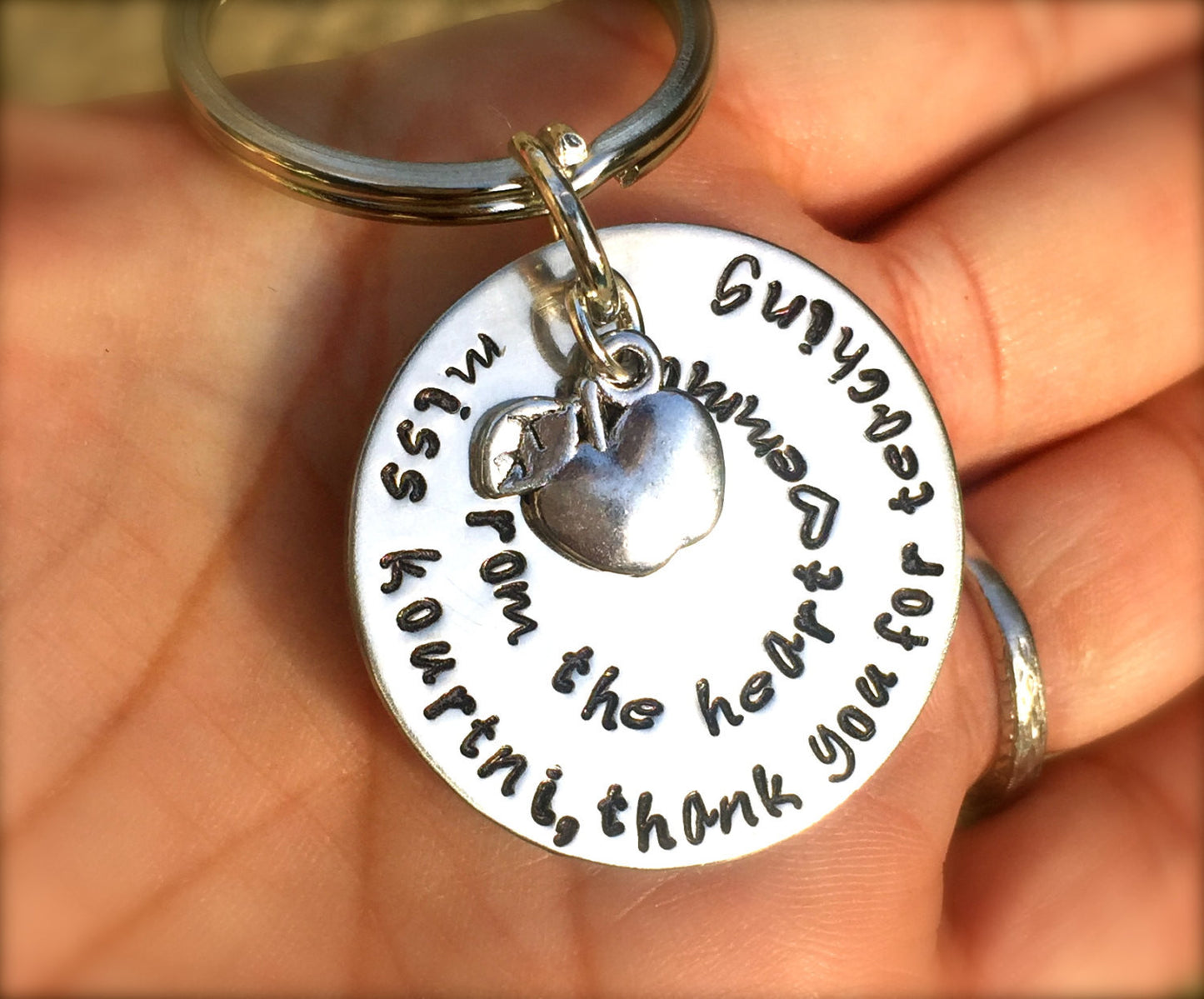 Teacher Gift, Personalized Teacher Gifts - Natashaaloha, jewelry, bracelets, necklace, keychains, fishing lures, gifts for men, charms, personalized,