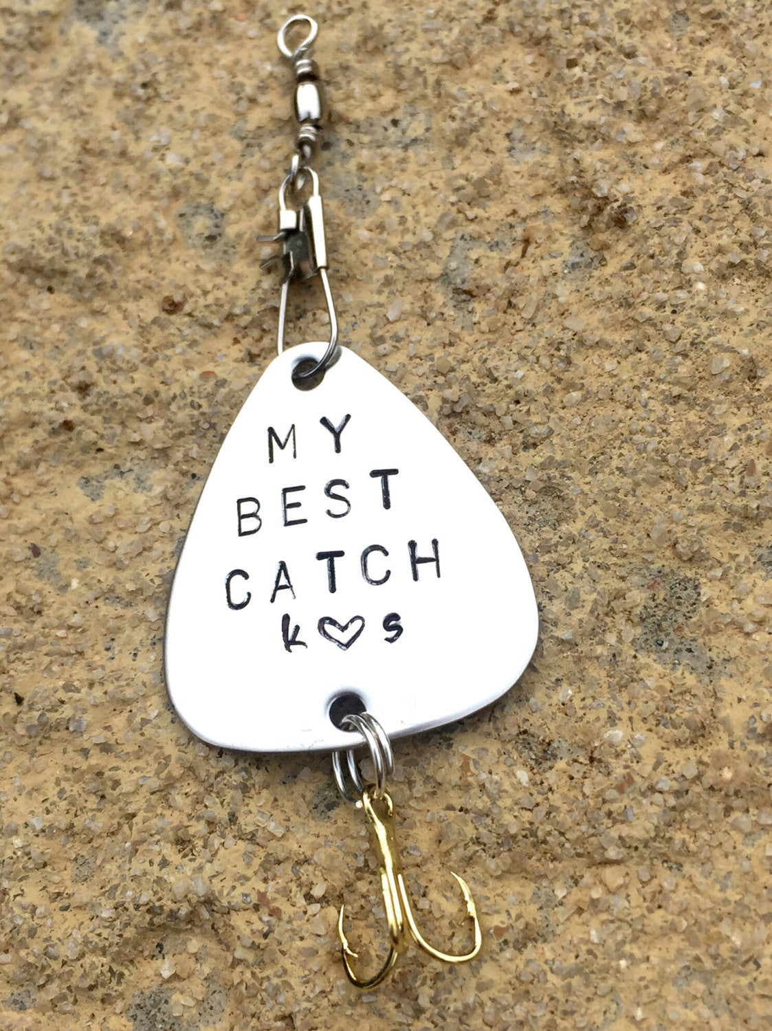 Personalized Fishing Lure, Fishing Lures - Natashaaloha, jewelry, bracelets, necklace, keychains, fishing lures, gifts for men, charms, personalized,