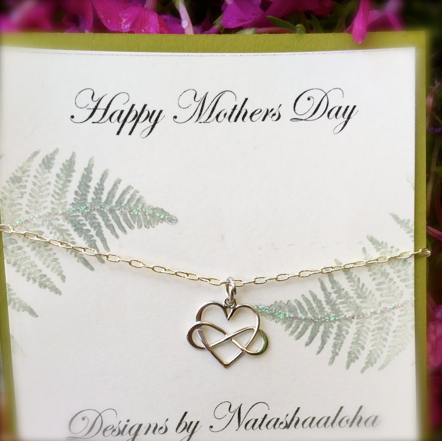 Mom Necklace, Heart Infinity Necklace, Best Friend Necklace, Sister Necklace, Bridesmaid Necklace, natashaaloha - Natashaaloha, jewelry, bracelets, necklace, keychains, fishing lures, gifts for men, charms, personalized,