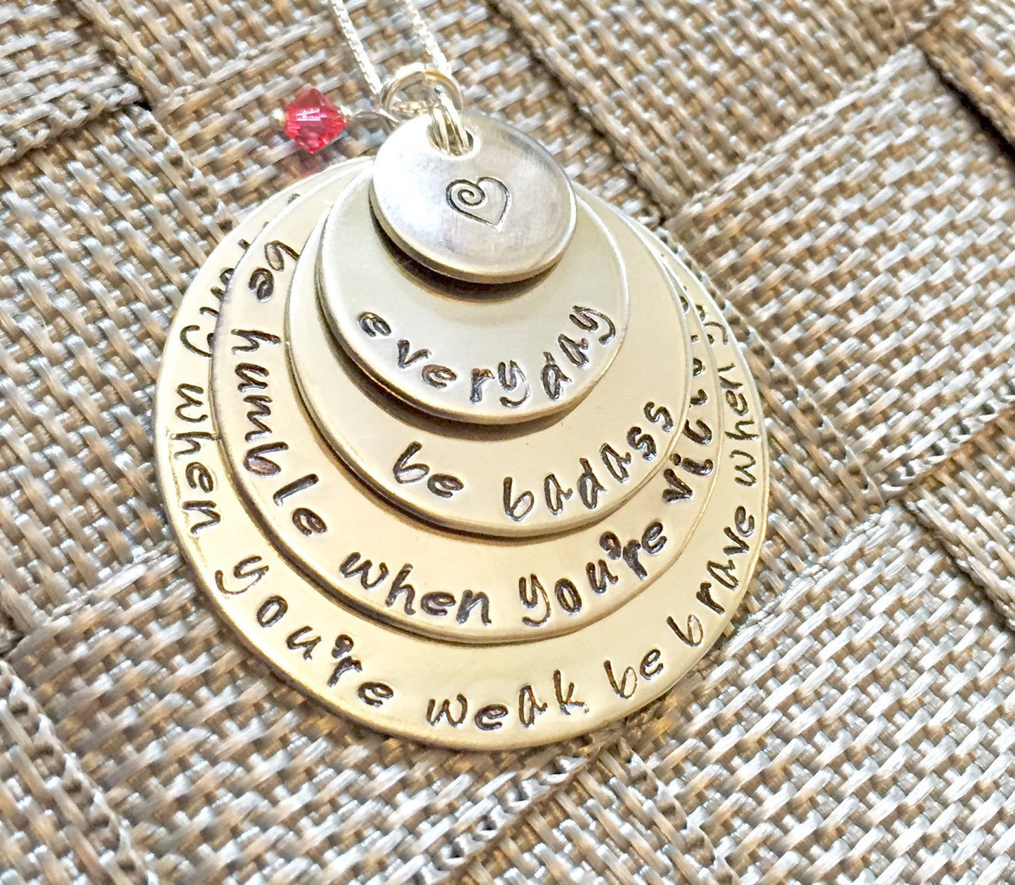 Cancer Necklace Be Badass Everyday - Natashaaloha, jewelry, bracelets, necklace, keychains, fishing lures, gifts for men, charms, personalized,