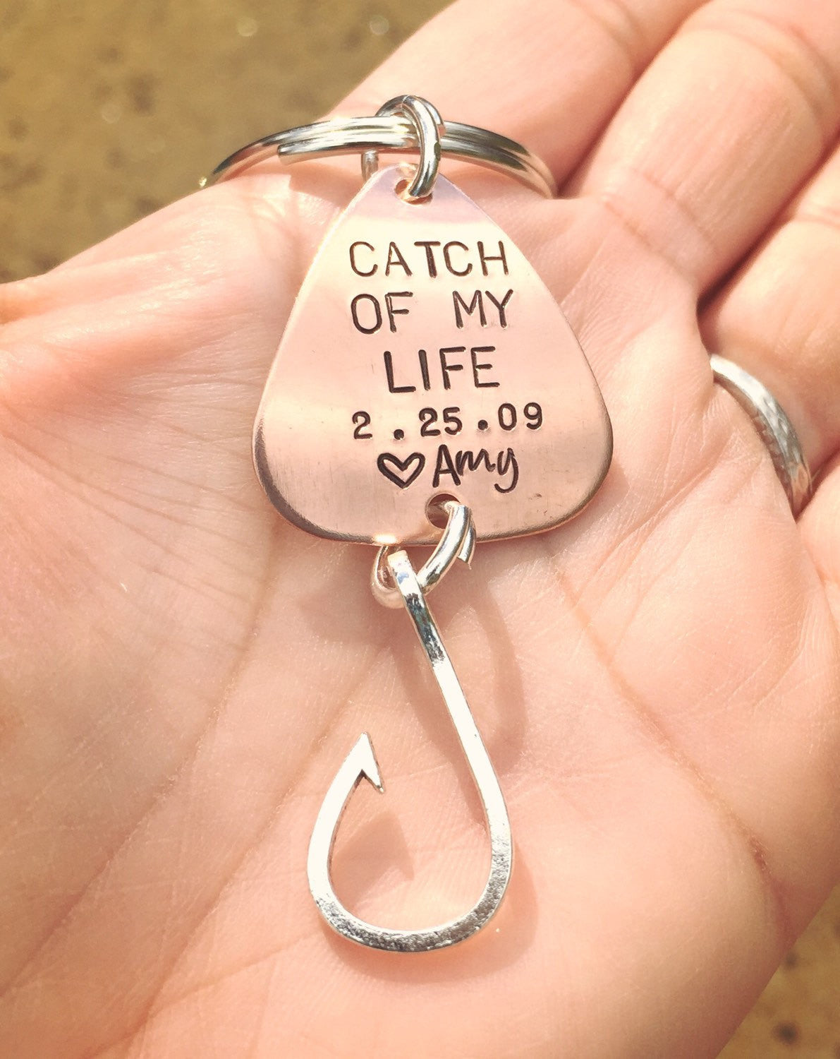 Fishing Keychain , Boyfriend Gifts - Natashaaloha, jewelry, bracelets, necklace, keychains, fishing lures, gifts for men, charms, personalized,