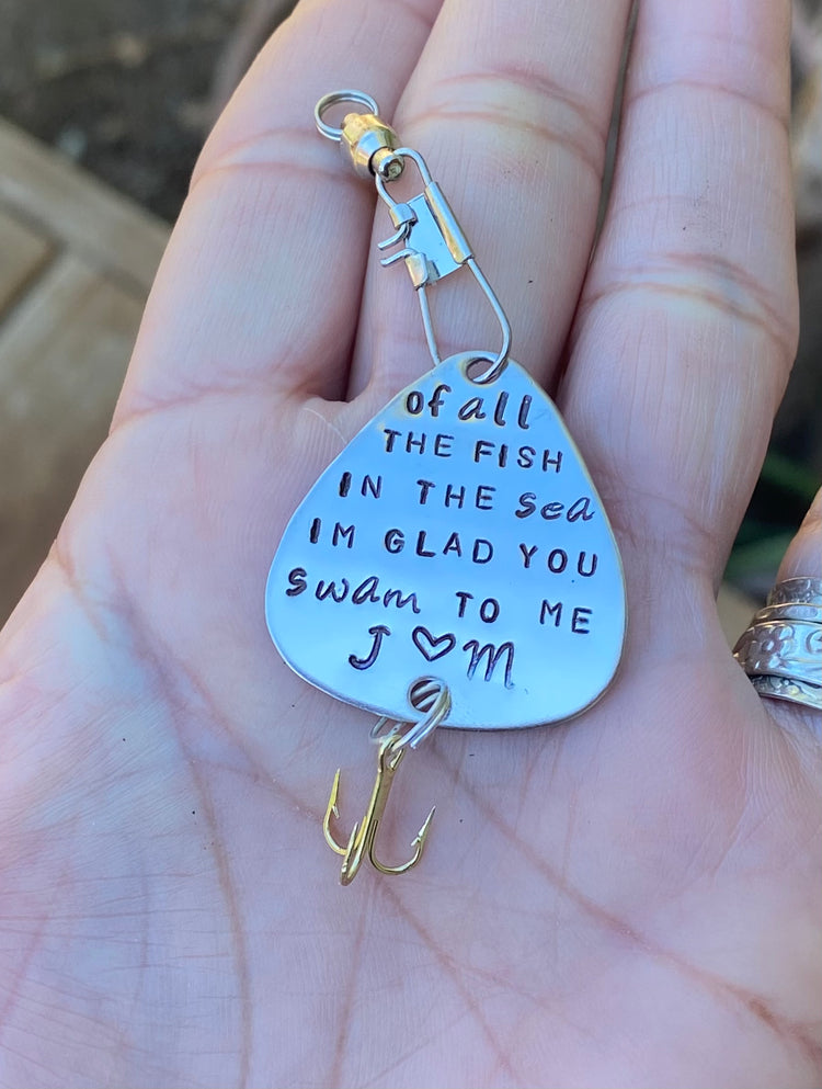 Personalize Fishing Lures and Keychains