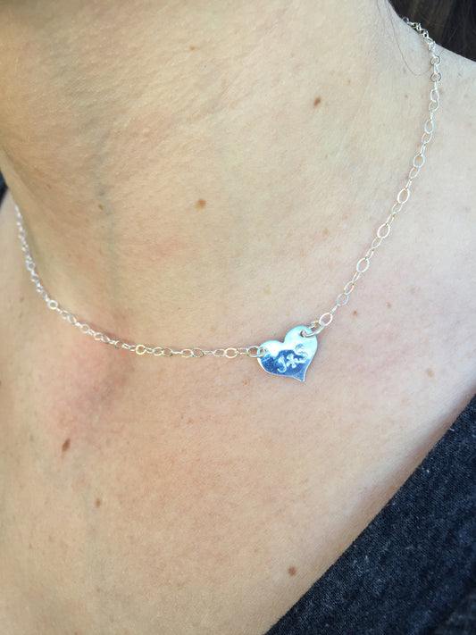 Minimal Necklace, Initial Necklace, Heart Necklace, Christmas Gifts For Her - Natashaaloha, jewelry, bracelets, necklace, keychains, fishing lures, gifts for men, charms, personalized, 