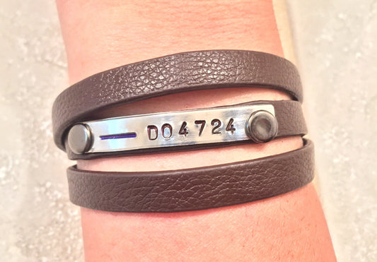 Police Wife Bracelet, Firefighter Wife Bracelet - Natashaaloha, jewelry, bracelets, necklace, keychains, fishing lures, gifts for men, charms, personalized, 