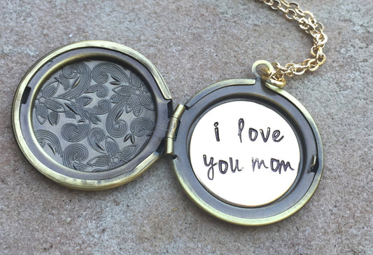 Locket Necklace, Message Locket, Custom Locket, Personalized Locket - Natashaaloha, jewelry, bracelets, necklace, keychains, fishing lures, gifts for men, charms, personalized, 