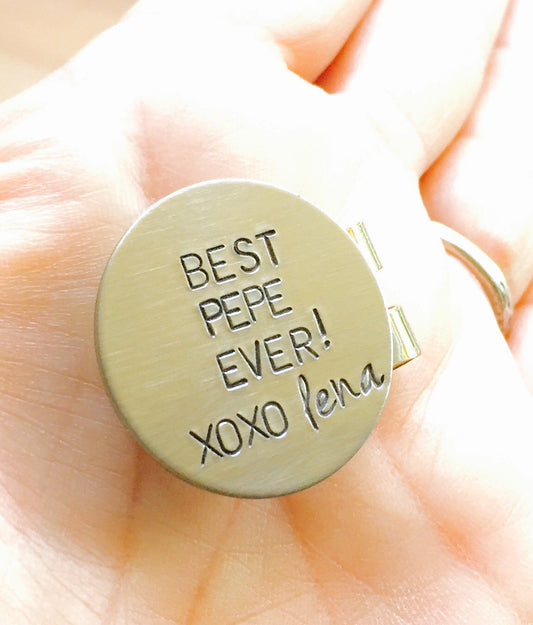 Husband Gift, Golf Marker, Boyfriend Gifts, Golf Gifts, Personalized Golf Marker, Hat Clip, Gifts for Dad, natashaaloha - Natashaaloha, jewelry, bracelets, necklace, keychains, fishing lures, gifts for men, charms, personalized,