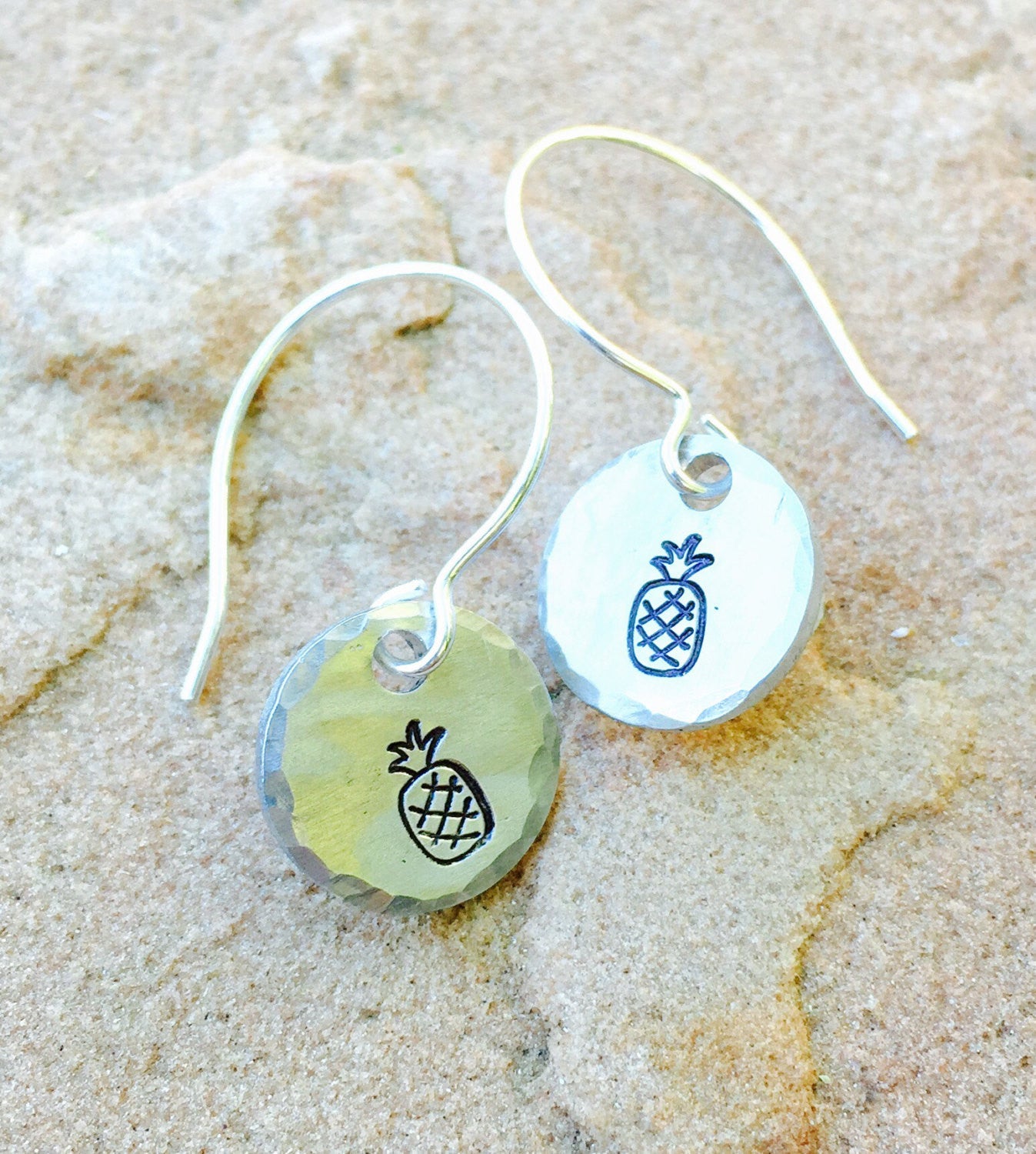 Sand Dollar Earrings, Turtle Earrings, Pineapple Earrings, Hawaiian Earrings, natashaaloha - Natashaaloha, jewelry, bracelets, necklace, keychains, fishing lures, gifts for men, charms, personalized, 
