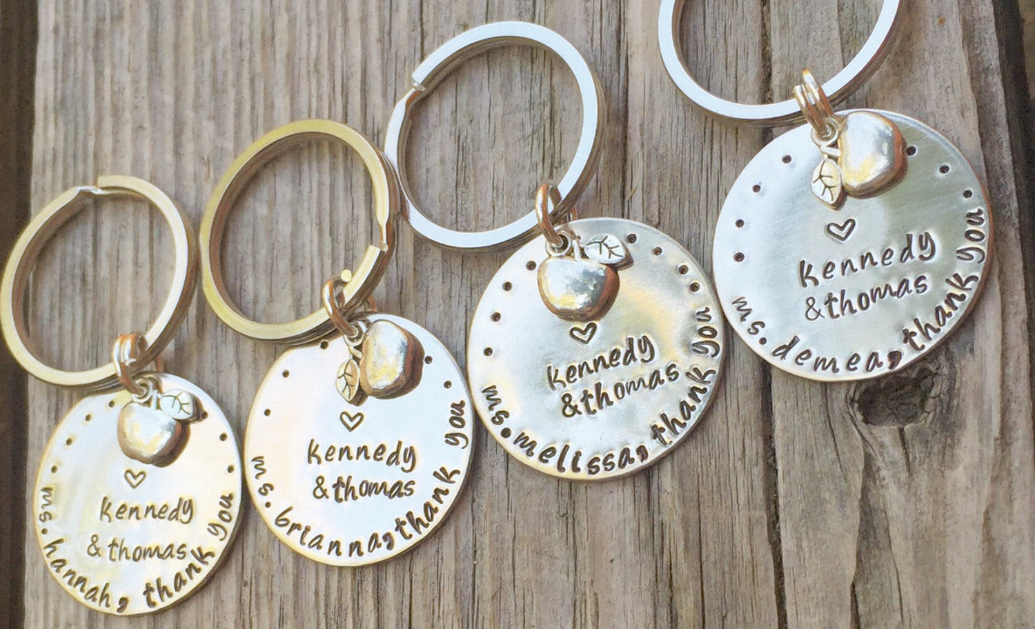 teacher gift, thank you gift, teacher appreciation, teacher keychain, personalized gifts, natashaaloha, gifts - Natashaaloha, jewelry, bracelets, necklace, keychains, fishing lures, gifts for men, charms, personalized, 
