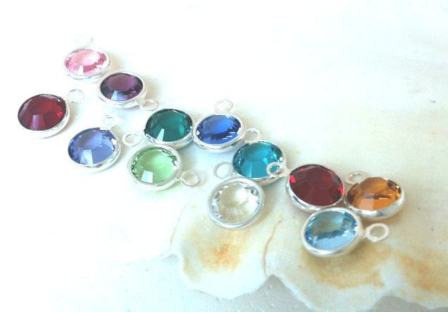 Genuine Swarovski Birthstones, Add to Your Order - Natashaaloha, jewelry, bracelets, necklace, keychains, fishing lures, gifts for men, charms, personalized, 