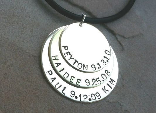 Men's Necklace, Boyfriend Necklace, Husband Necklace, personalized for dad, father necklace, dad necklace, gifts for dad,natashaaloha - Natashaaloha, jewelry, bracelets, necklace, keychains, fishing lures, gifts for men, charms, personalized, 