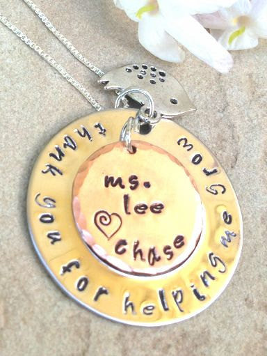 teacher gift, teacher appreciation, thank you for helping us grow,teacher, cross, religious, thank you gift, preschool, bible studies - Natashaaloha, jewelry, bracelets, necklace, keychains, fishing lures, gifts for men, charms, personalized, 
