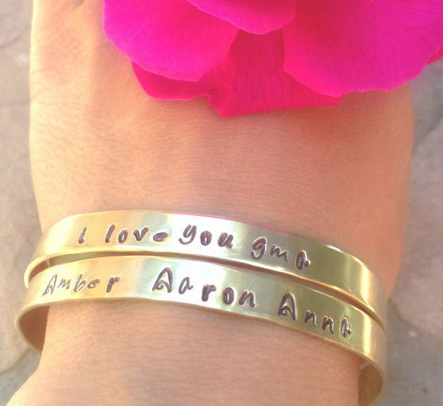 Personalized Message Cuff Bracelets, Customize Your Cuff Bracelet - Natashaaloha, jewelry, bracelets, necklace, keychains, fishing lures, gifts for men, charms, personalized, 