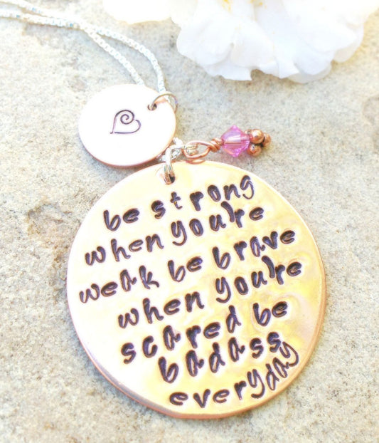 Fight Against Cancer Necklace - Natashaaloha, jewelry, bracelets, necklace, keychains, fishing lures, gifts for men, charms, personalized, 