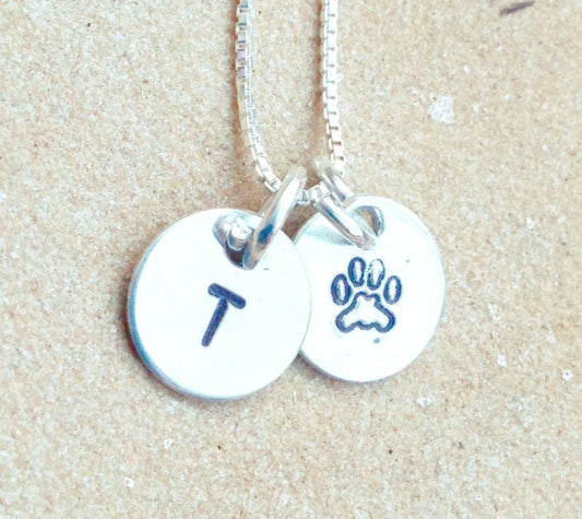 pet necklace, dog necklace, pet initial, pet remembrance necklace, dog memorial necklace, pet love necklace, personalized pet necklace - Natashaaloha, jewelry, bracelets, necklace, keychains, fishing lures, gifts for men, charms, personalized,