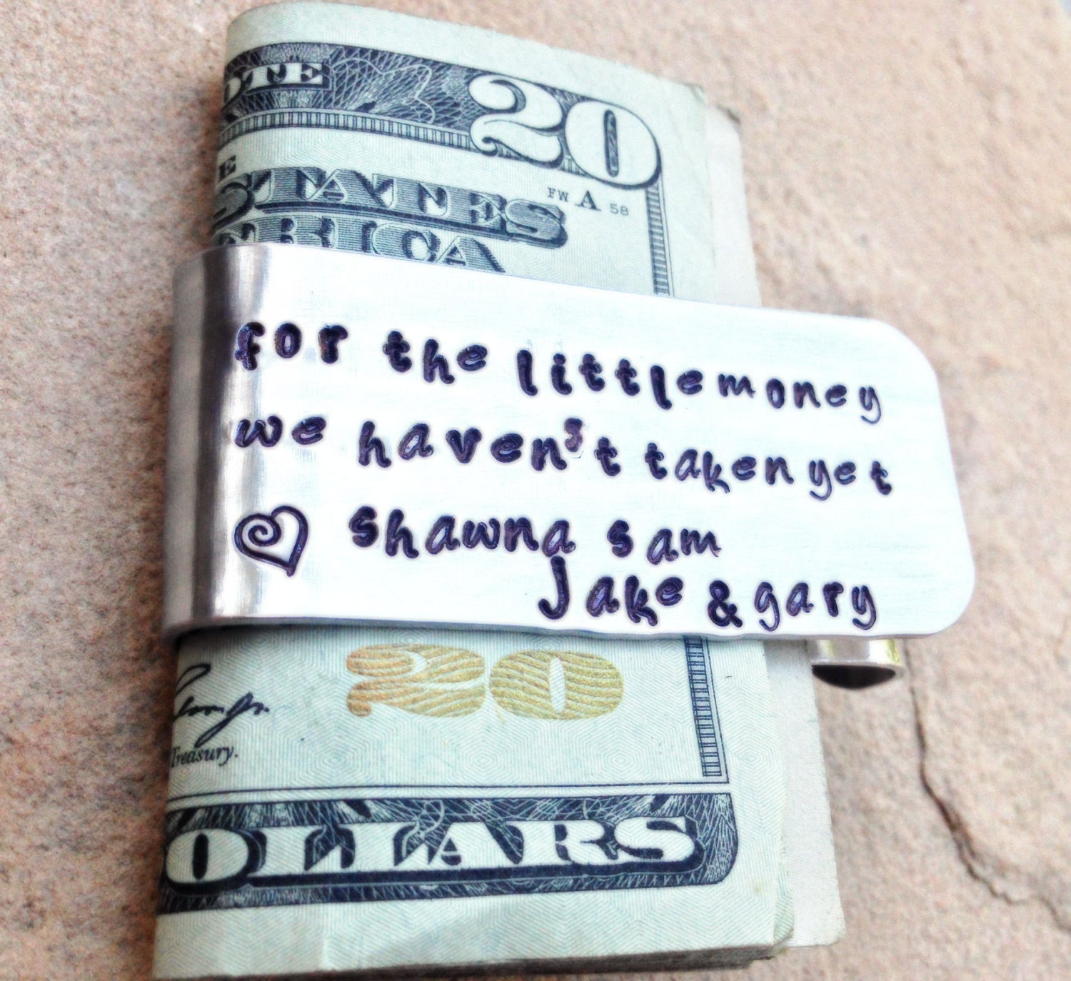 Personalized Money Clip - Natashaaloha, jewelry, bracelets, necklace, keychains, fishing lures, gifts for men, charms, personalized, 