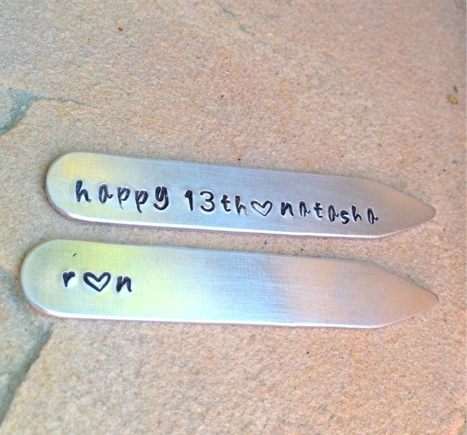 Fathers Day Gift, Personalized Collar Stay - Natashaaloha, jewelry, bracelets, necklace, keychains, fishing lures, gifts for men, charms, personalized, 