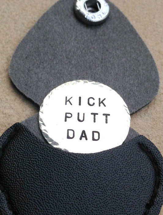 Golf Markers, Boyfriend Gift, Husband Gifts, Personalized Hand Stamped Golf Markers, Gifts for Dad, Kick Putt, Gifts for - Natashaaloha, jewelry, bracelets, necklace, keychains, fishing lures, gifts for men, charms, personalized, 