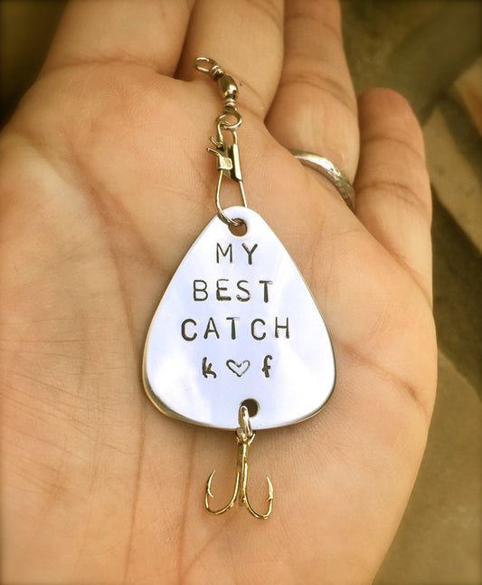 Fishing Lure, Daddys New Fishing Buddy Lure, Boyfriend Gift, Personalized Fishing Lure, natashaaloha, Boyfriend Gift, Valentine Men - Natashaaloha, jewelry, bracelets, necklace, keychains, fishing lures, gifts for men, charms, personalized, 