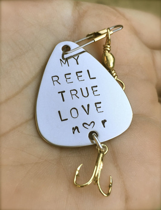 Fishing Lures, Your'e My Person, Father Of the Bride Fishing Lure, Forever Your Little Girl, My Reel True Love, Father's Day Gift, Gifts Men - Natashaaloha, jewelry, bracelets, necklace, keychains, fishing lures, gifts for men, charms, personalized,