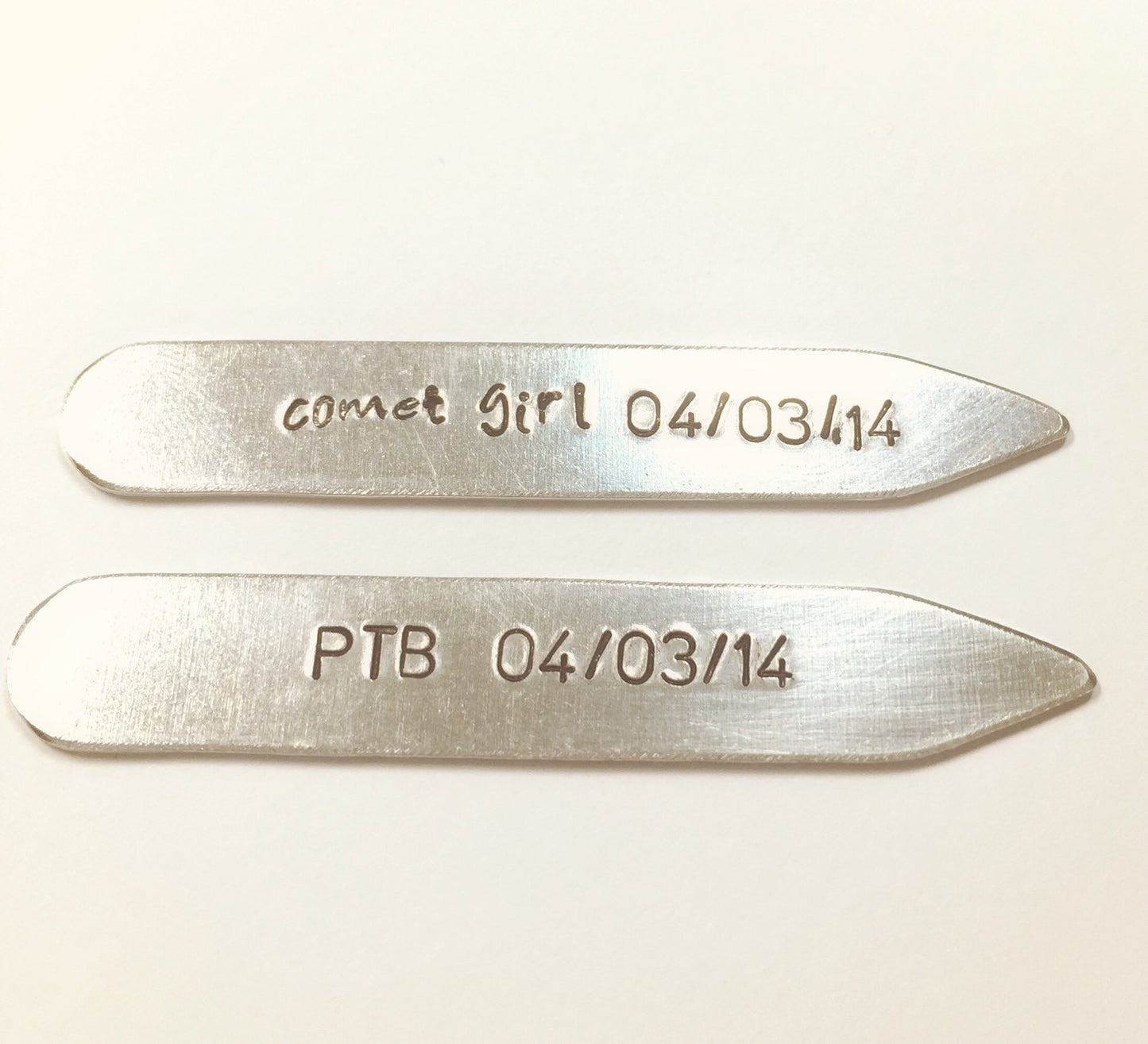 Fathers Day Gift, Personalized Collar Stay - Natashaaloha, jewelry, bracelets, necklace, keychains, fishing lures, gifts for men, charms, personalized, 