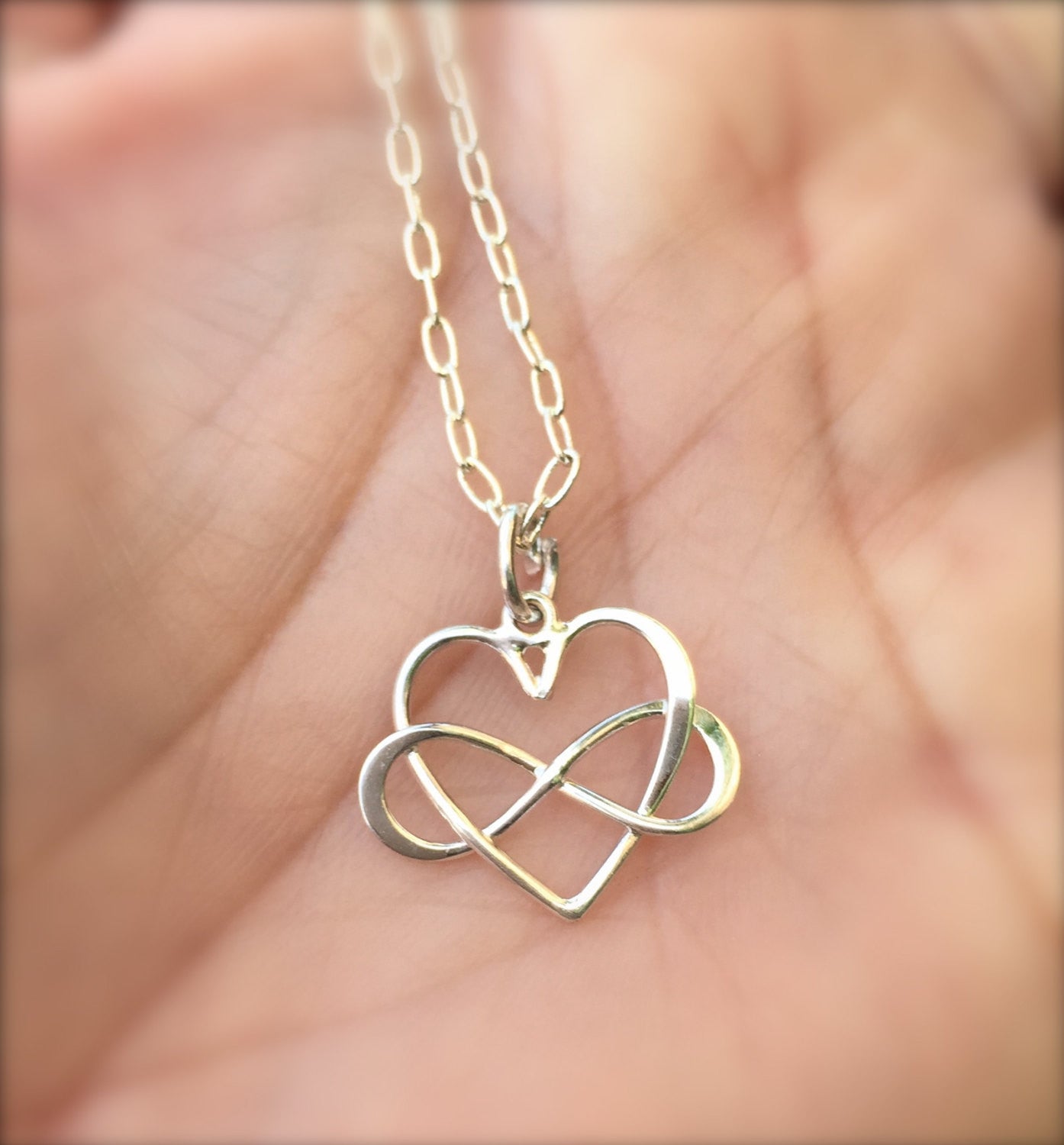Mom Necklace, Heart Infinity Necklace, Best Friend Necklace, Sister Necklace, Bridesmaid Necklace, natashaaloha - Natashaaloha, jewelry, bracelets, necklace, keychains, fishing lures, gifts for men, charms, personalized, 