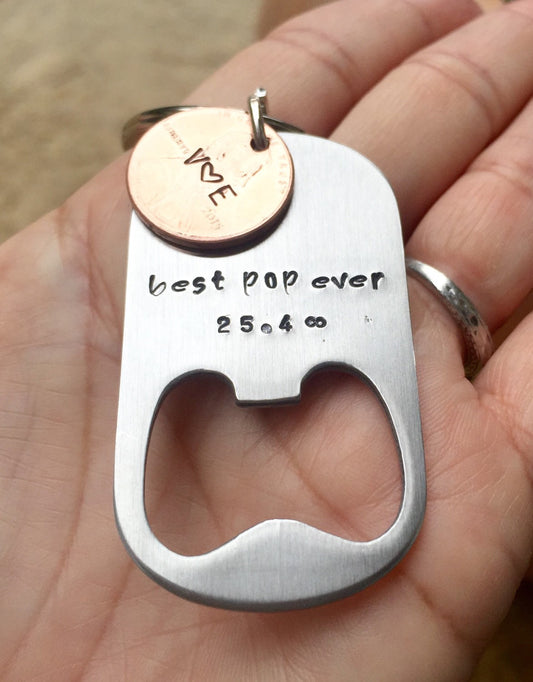 Couples Keychain, Valentine Gift,Best Pop Ever,Boyfriend Gift, wedding gifts for him, for the groom, personalized keychain - Natashaaloha, jewelry, bracelets, necklace, keychains, fishing lures, gifts for men, charms, personalized, 