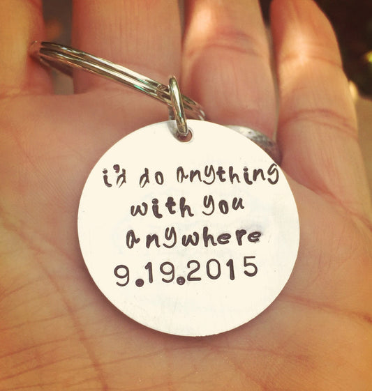 His And Hers Custom Keychains - Natashaaloha, jewelry, bracelets, necklace, keychains, fishing lures, gifts for men, charms, personalized,