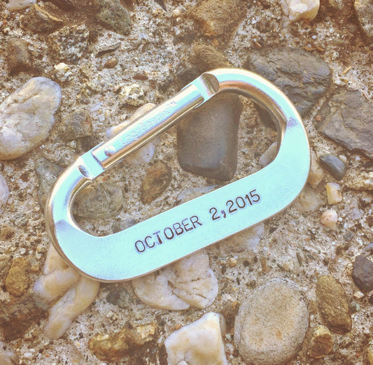 Personalized Carabiner - Natashaaloha, jewelry, bracelets, necklace, keychains, fishing lures, gifts for men, charms, personalized,