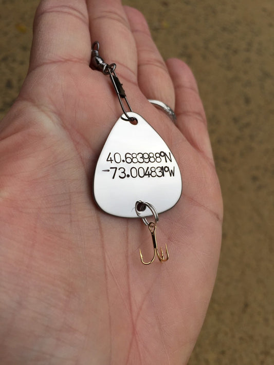 Personalized Fishing Lure, Fishing Lures - Natashaaloha, jewelry, bracelets, necklace, keychains, fishing lures, gifts for men, charms, personalized,