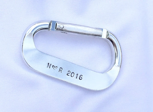 Personalized Carabiner, Gifts For Men - Natashaaloha, jewelry, bracelets, necklace, keychains, fishing lures, gifts for men, charms, personalized,