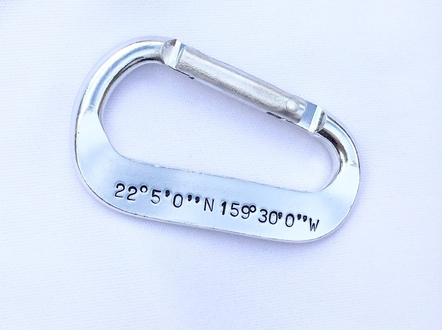 Personalized Carabiner, Featured in US Weekly, Boyfriend Gift, Fathers Day Gift, Coordinance Carabiner, natashaaloha - Natashaaloha, jewelry, bracelets, necklace, keychains, fishing lures, gifts for men, charms, personalized, 