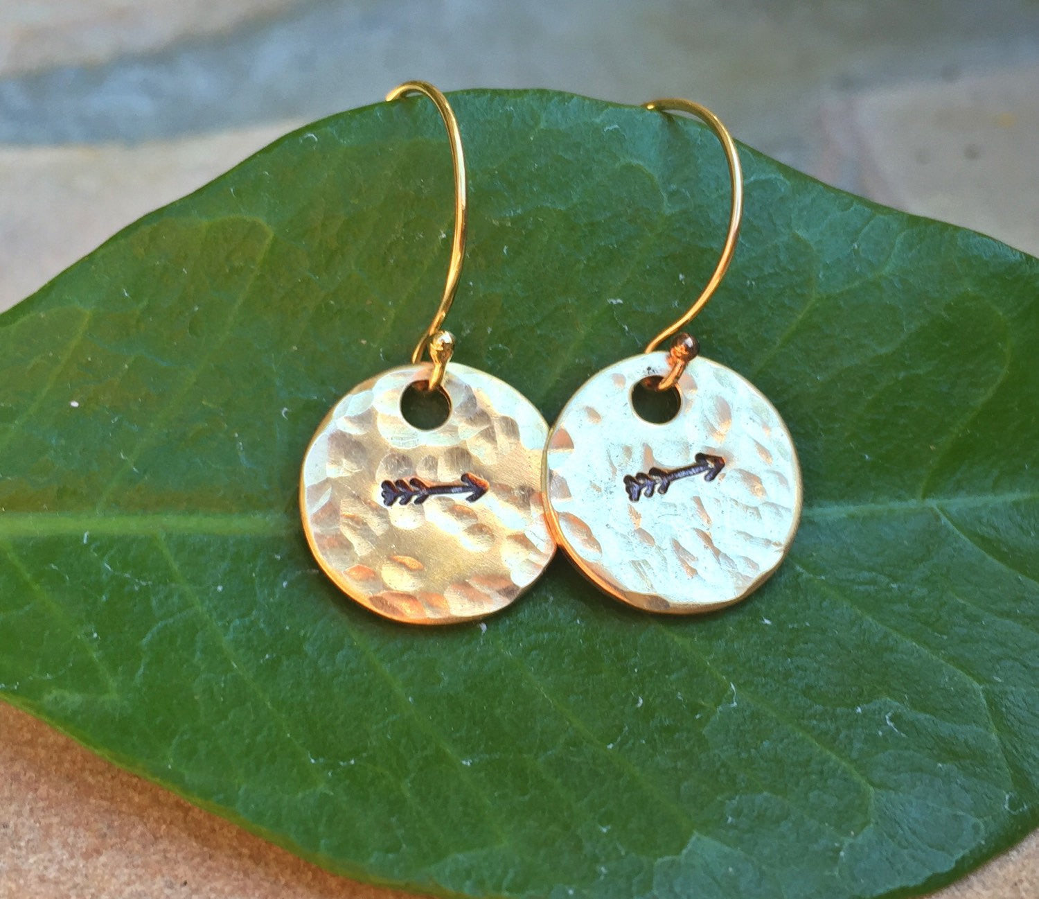 Yoga Earrings, Arrow Earrings, Bird Earrings, Handmade Earrings, Graduation Gifts, Hammered Earrings, Mothers Day Gifts, Natashaaloha - Natashaaloha, jewelry, bracelets, necklace, keychains, fishing lures, gifts for men, charms, personalized, 