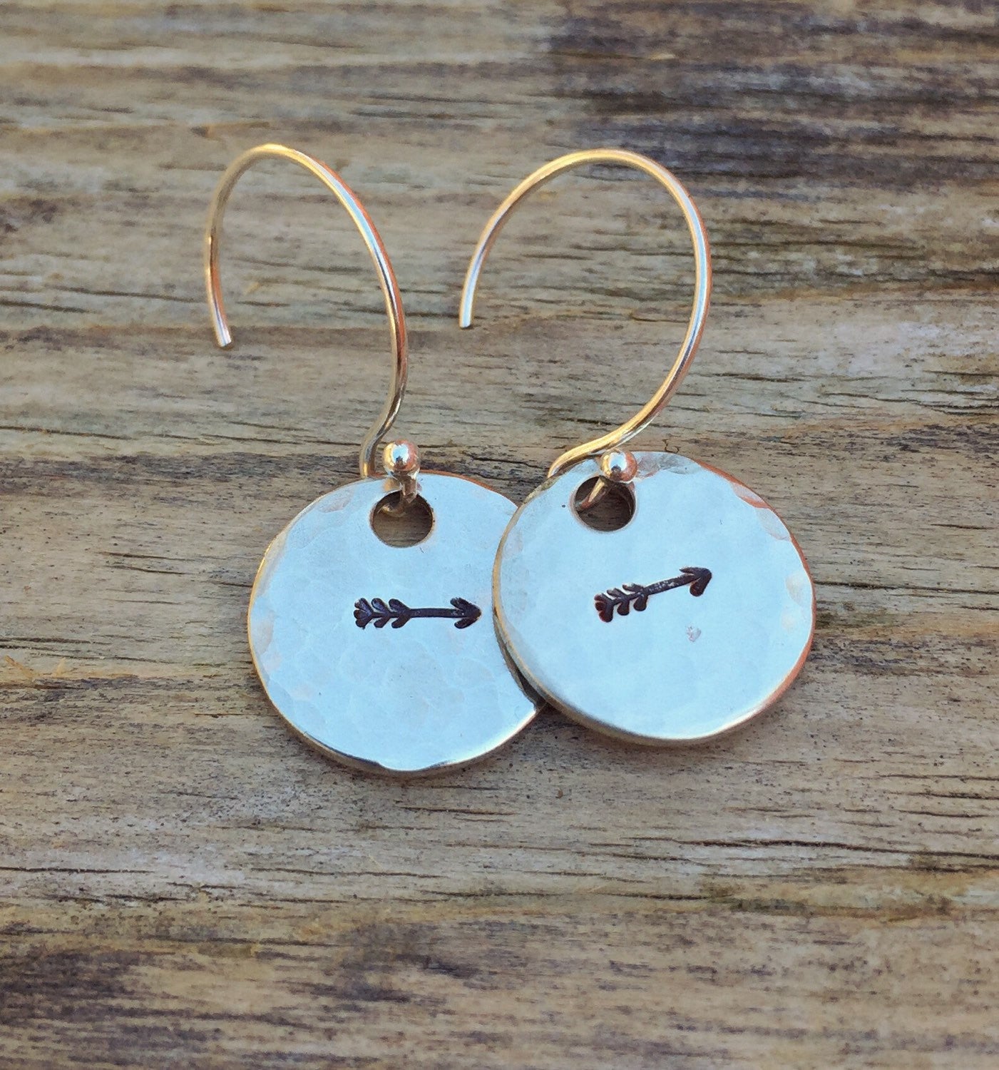 Yoga Earrings, Arrow Earrings, Bird Earrings, Handmade Earrings, Graduation Gifts, Hammered Earrings, Mothers Day Gifts, Natashaaloha - Natashaaloha, jewelry, bracelets, necklace, keychains, fishing lures, gifts for men, charms, personalized, 