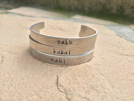 Hawaiian Jewelry, Maui Bracelet, Kauai Bracelet, Oahu Bracelet - Natashaaloha, jewelry, bracelets, necklace, keychains, fishing lures, gifts for men, charms, personalized, 